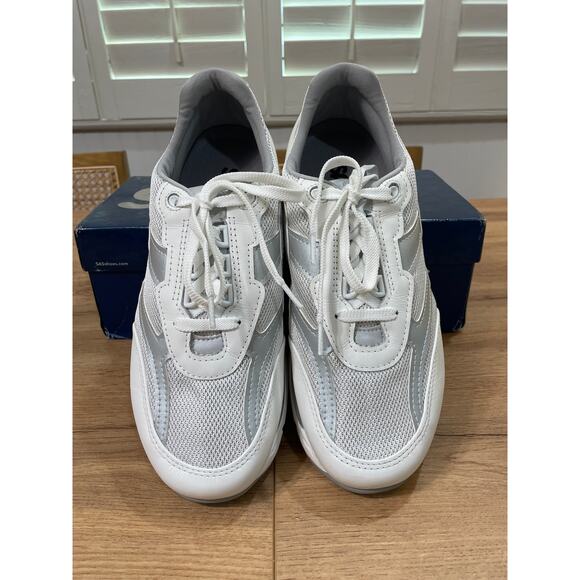 SAS Women's Tour Mesh Lace-Up Sneaker White/Silver Size 10.5 W3 Triple Wide NIB - Picture 4 of 14